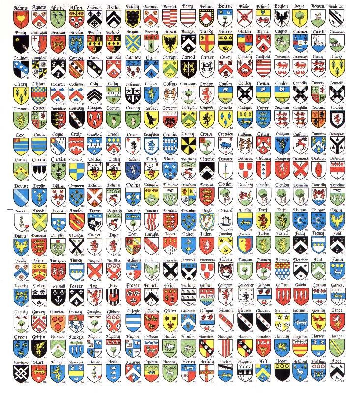 irish-coat-of-arms-gifts-irish-last-name-gifts-irish-surnames-irish-genealogy-information