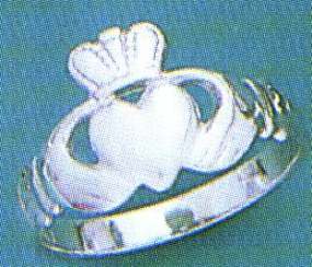 Sterling Silver Ladies Claddagh Ring