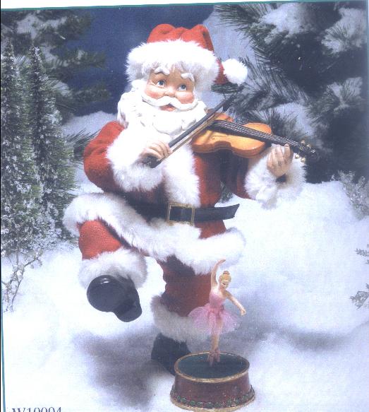 Irish Santa with Fiddle