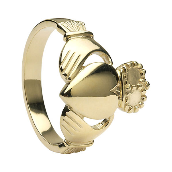Gents Extra Heavy Claddagh Ring