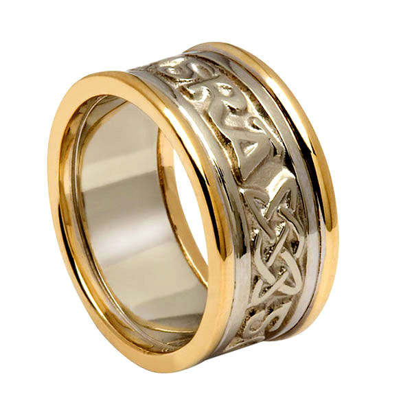 Gra Go Deo Wedding Bands Two Tone