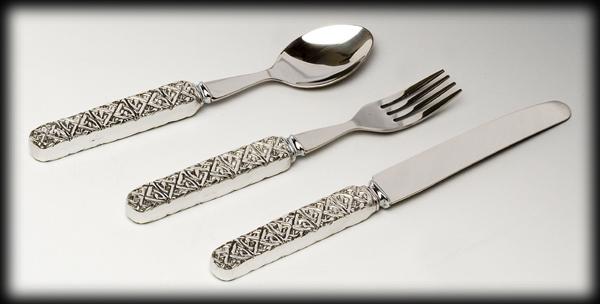 Mullingar Pewter Baby Cutlery Set