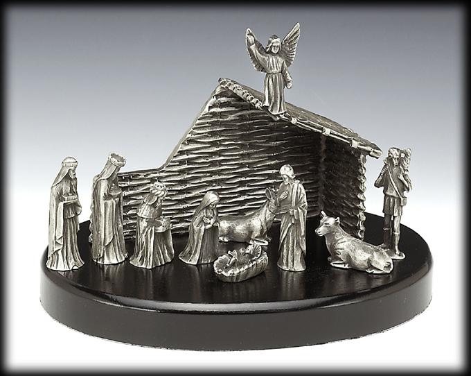 Mullingar Pewter Celtic Nativity Set